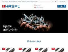 Tablet Screenshot of haspl.cz